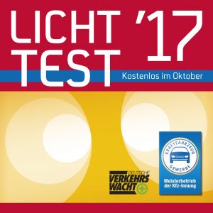 Licht-Test Oktober 2017 Holen Sie sich die kostenlose Licht-Test-Plakette 2017 im Autohaus Thiede