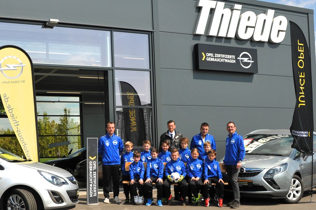 TSV Germania F-Jugend Sponsoring Autohaus Opel Thiede Schöningen
