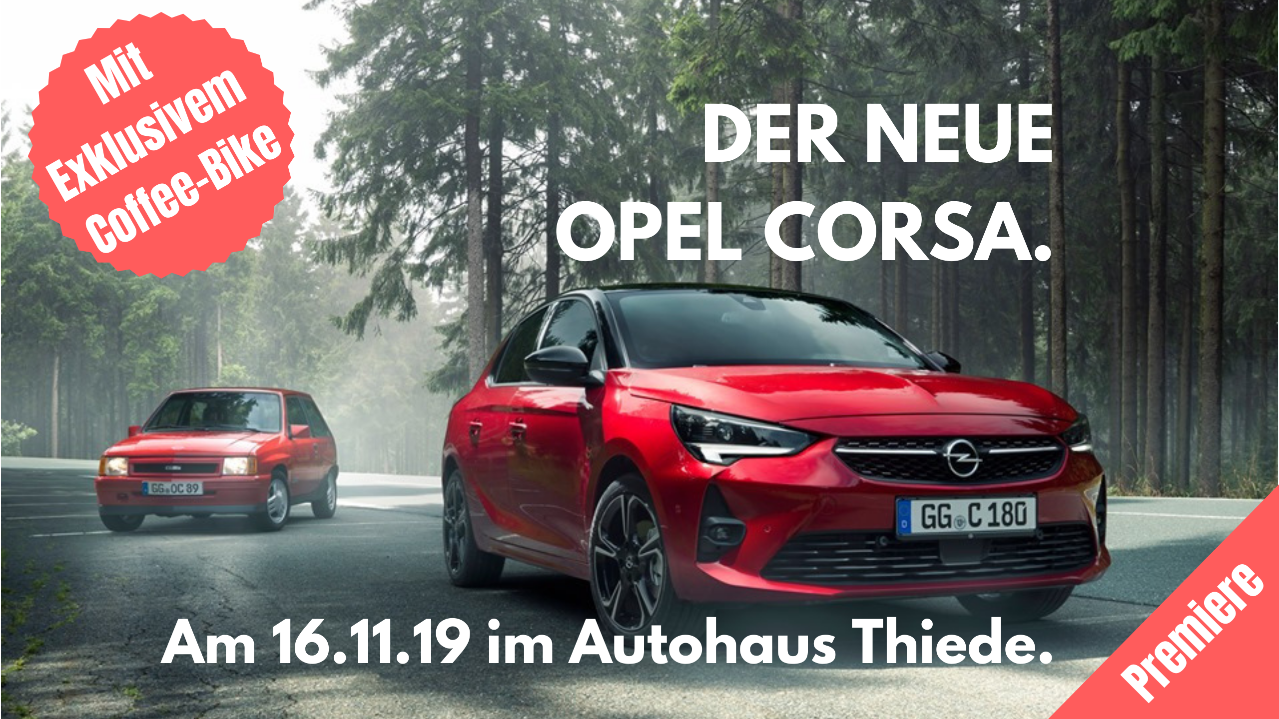 Opel Corsa Vorstellung am 16 November im Autohaus Thiede