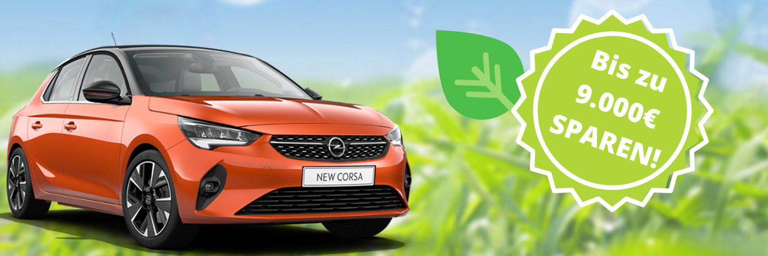 Opel Corsa-e günstig kaufen bei Autohaus Thiede. Opel Green Deal.