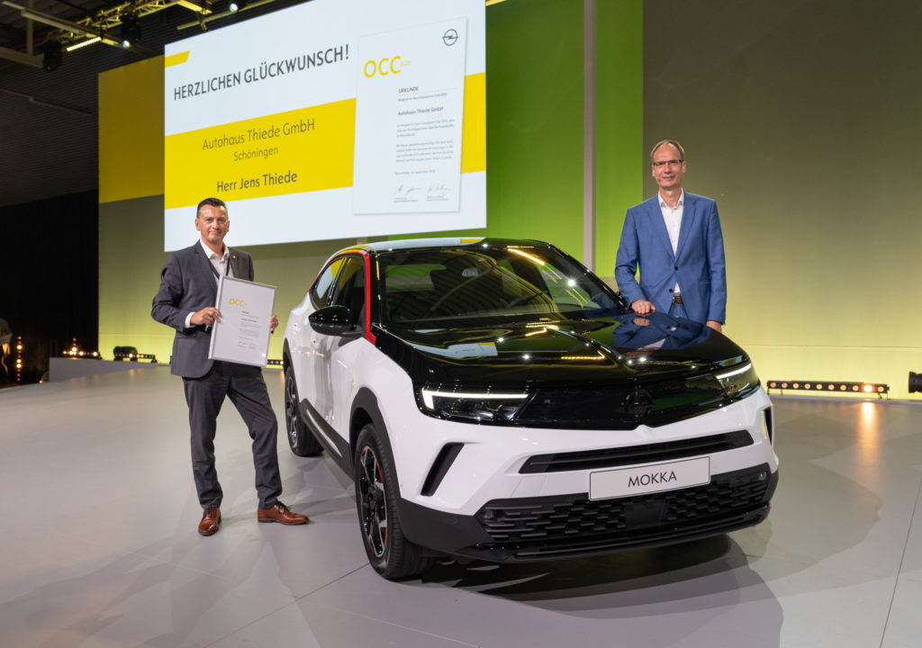 Opel Champions Club 2020, Autohaus Thiede zu den TOP 35 Opel Händlern in Deutschöand nominiert.